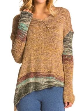 PRANA asymmetric tunic sweater